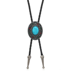 Turquoise Treasure Bolo Tie – Whimsical Western Bolo Tie with Desert Jewel Vibes