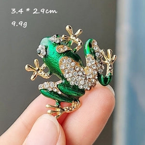 🐸 Emerald Daydream & Dapper Hopper Brooch 🐸