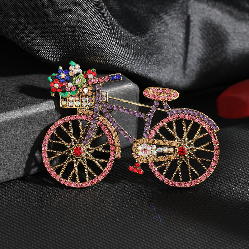 🌸 Petal Parade & Candy Wheel Cruiser Brooch🌸