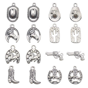 🤠 Dust & Spurs: Western Trail Charms 48 Pieces! Assorted 🤠