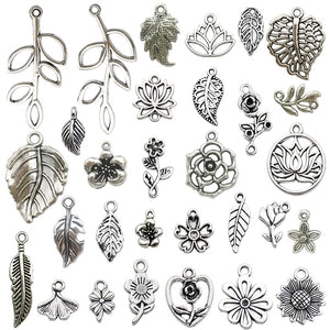 🌿 Leafy Little Wonders & Blooming Charms 40 Pieces🌿