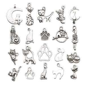🐾 Purrfect Little Charms & Kitty Whimsy Charms 20 Pieces🐾