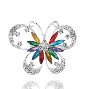 Rainbow Twinkle Brooch