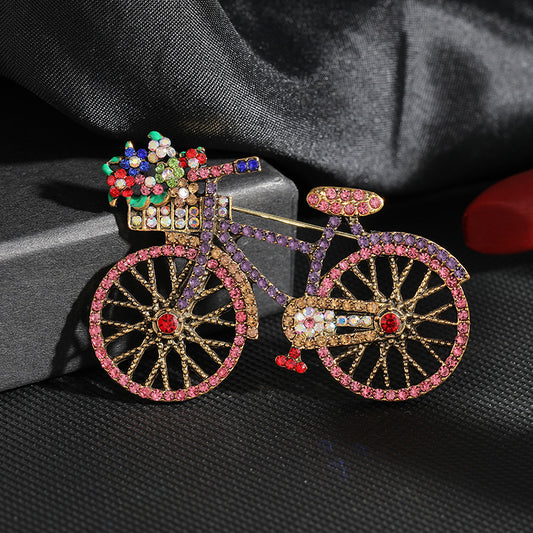 🌸 Petal Parade & Candy Wheel Cruiser Brooch🌸