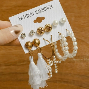 Golden Charm: Tassels, Pearls & Playful Glam