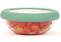 Food Huggers Replacement Lids for Glass Storage Containers MEDIUM | Silicone & Glass Lids that Don’t Crack