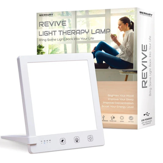 Merkury Innovations Revive Light Therapy Lamp - Improve Sleep - Boost Mood