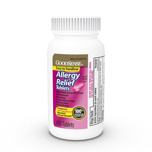 GoodSense Allergy Relief Diphedryl 25 Mg Tablets 400 Ct