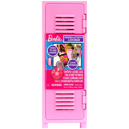 Barbie: Design Activity Locker - Doodle & Decorate Fashion Playset, Kids 3+