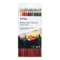 Brea Reese Watercolor Pencils, Medium Point, Jewel-Toned Colors, Pack Of 12 Pencils